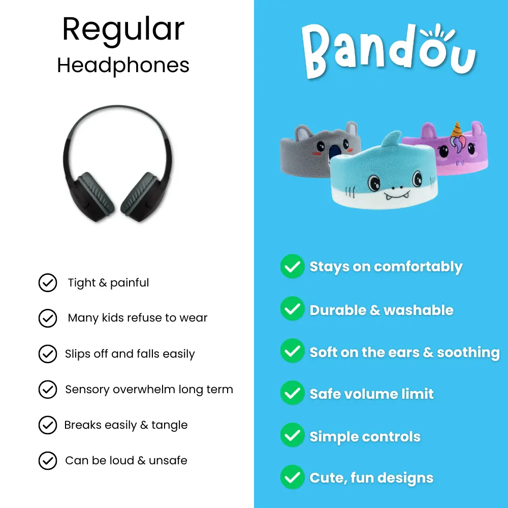 Bandou 2.0: Sensory-Safe Kids Headphones - Image 2